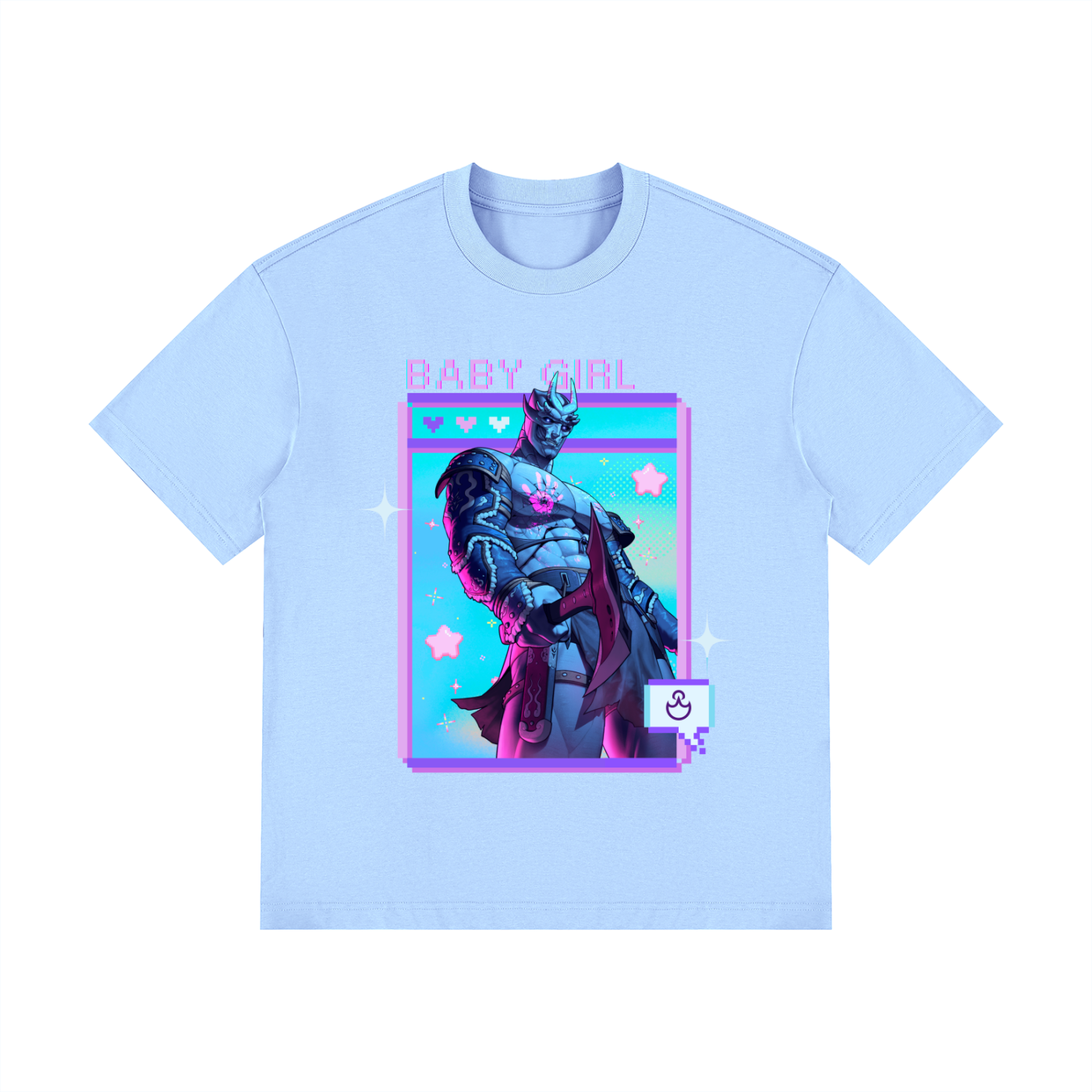 Buff Baby Girl Drop Shoulder Tee