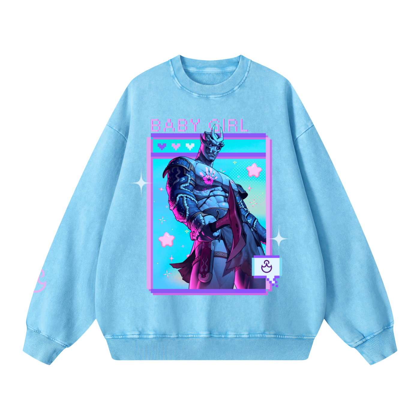 Buff Baby Girl Stonewash Sweatshirt