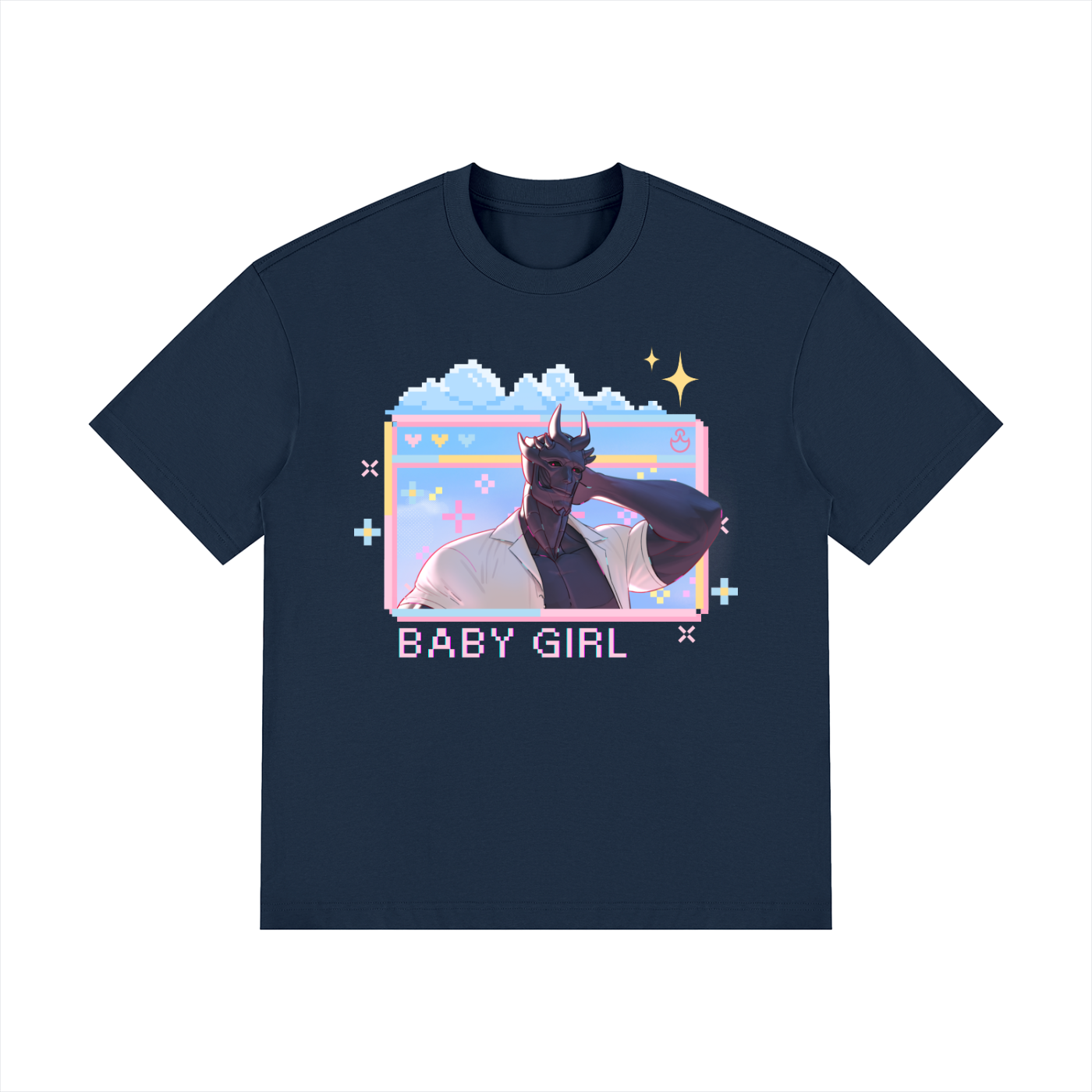 Baby Girl Drop Shoulder Tee