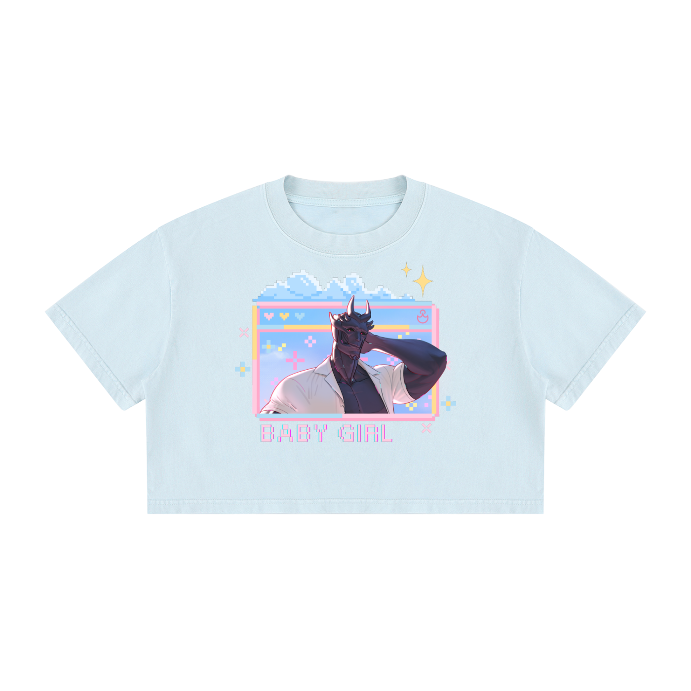 Baby Girl Mineral Wash Crop