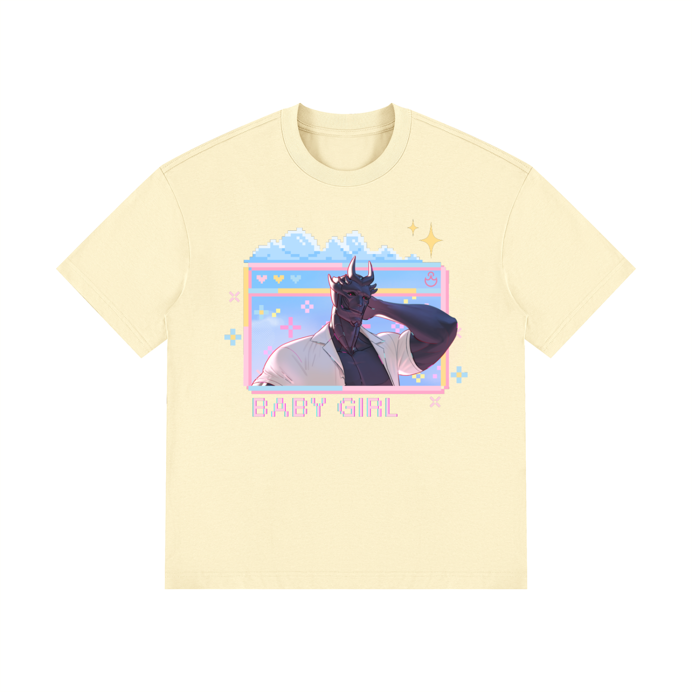 Baby Girl Drop Shoulder Tee