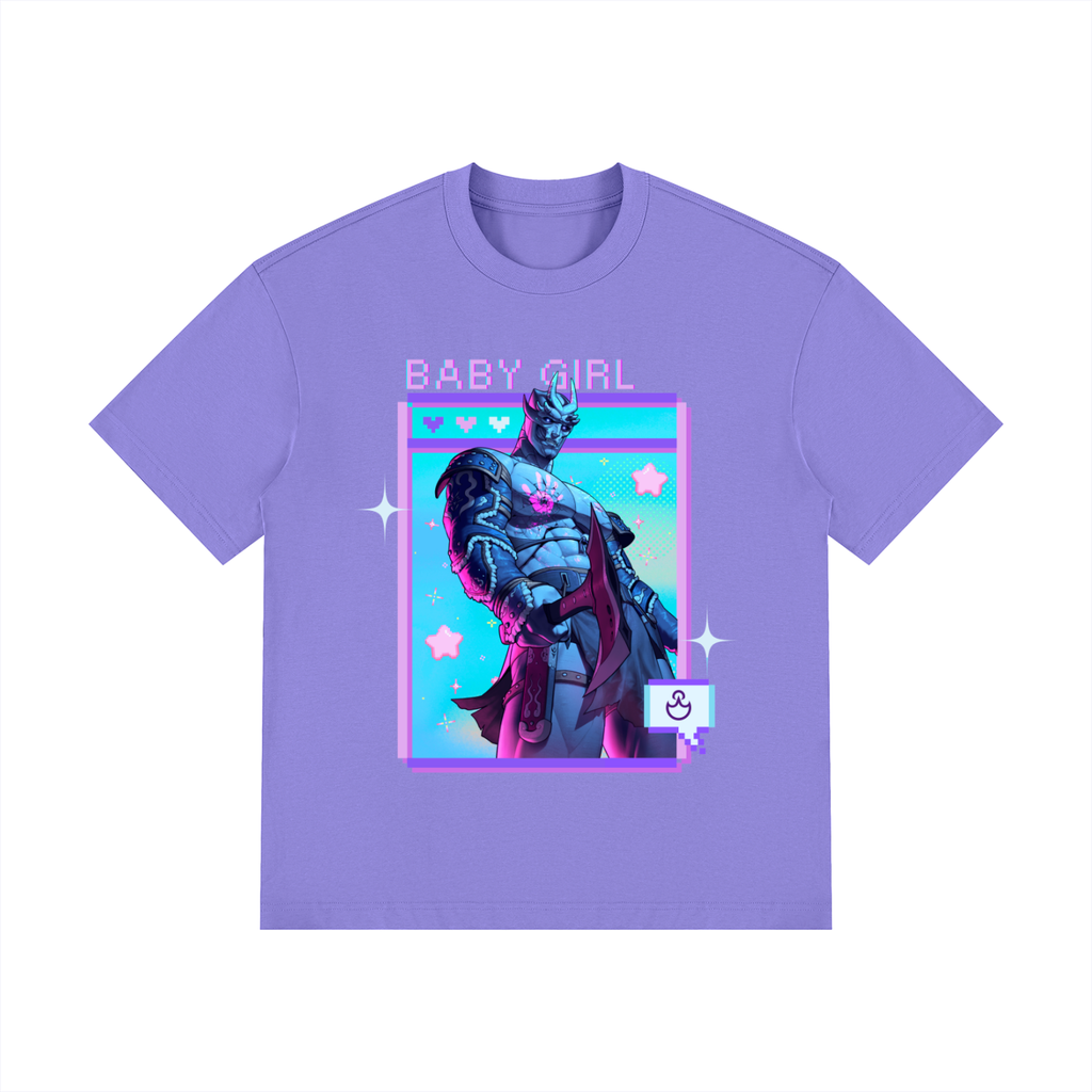 Buff Baby Girl Drop Shoulder Tee