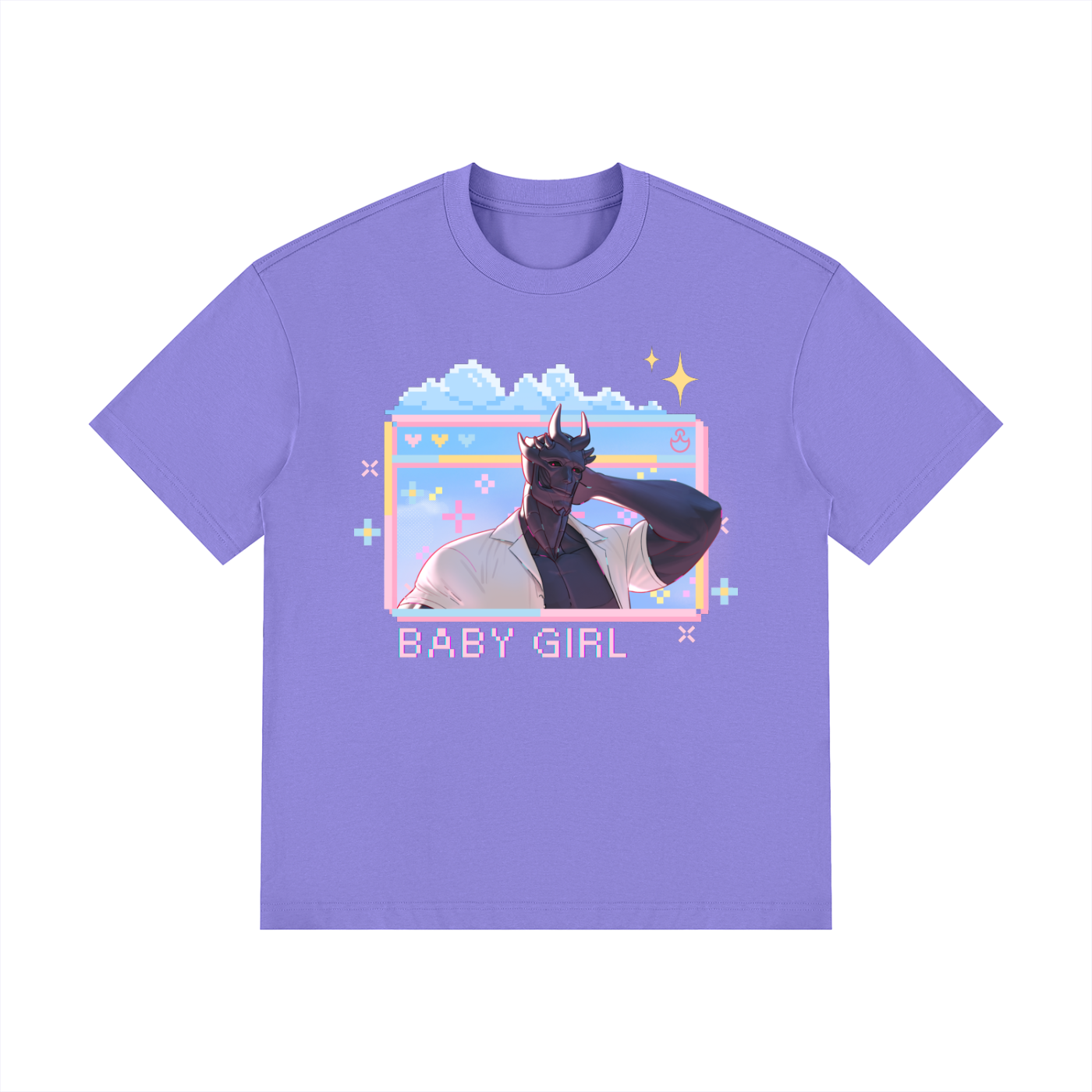 Baby Girl Drop Shoulder Tee