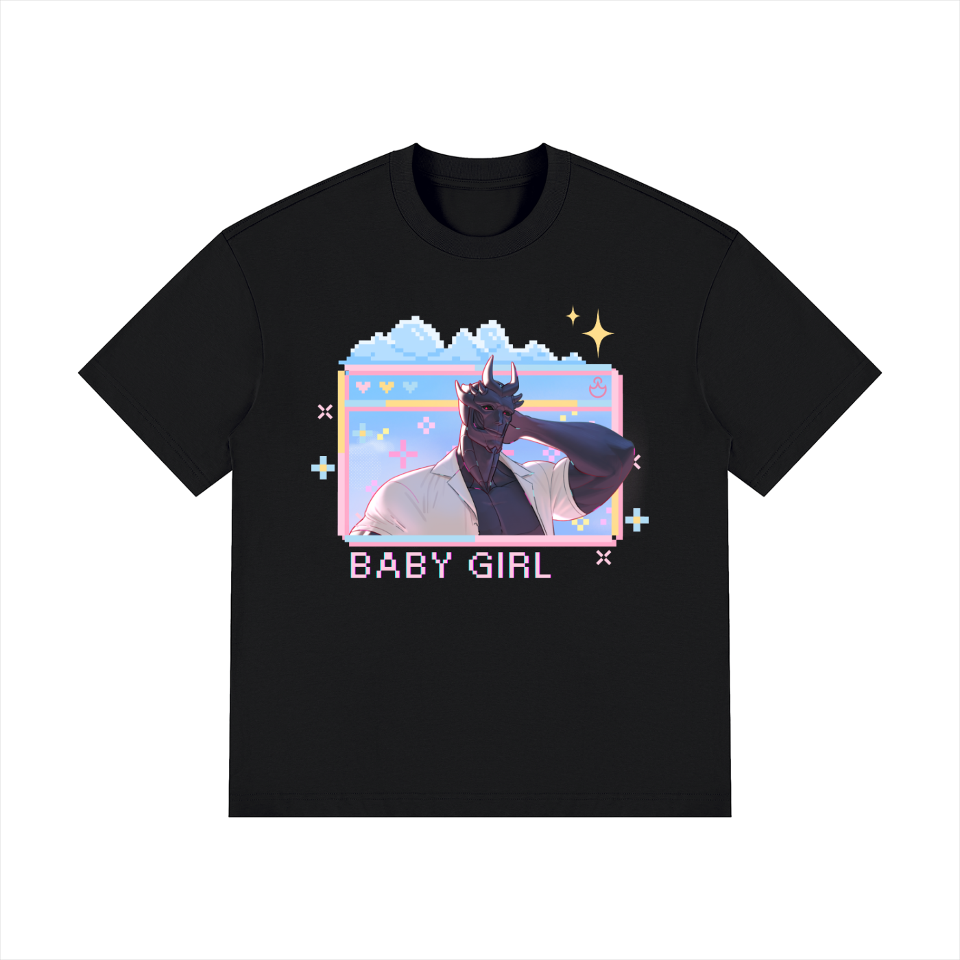 Baby Girl Drop Shoulder Tee