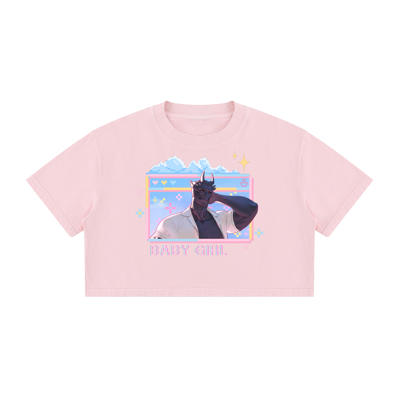 Baby Girl Mineral Wash Crop