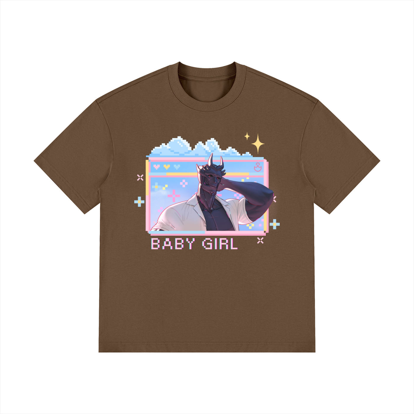 Baby Girl Drop Shoulder Tee
