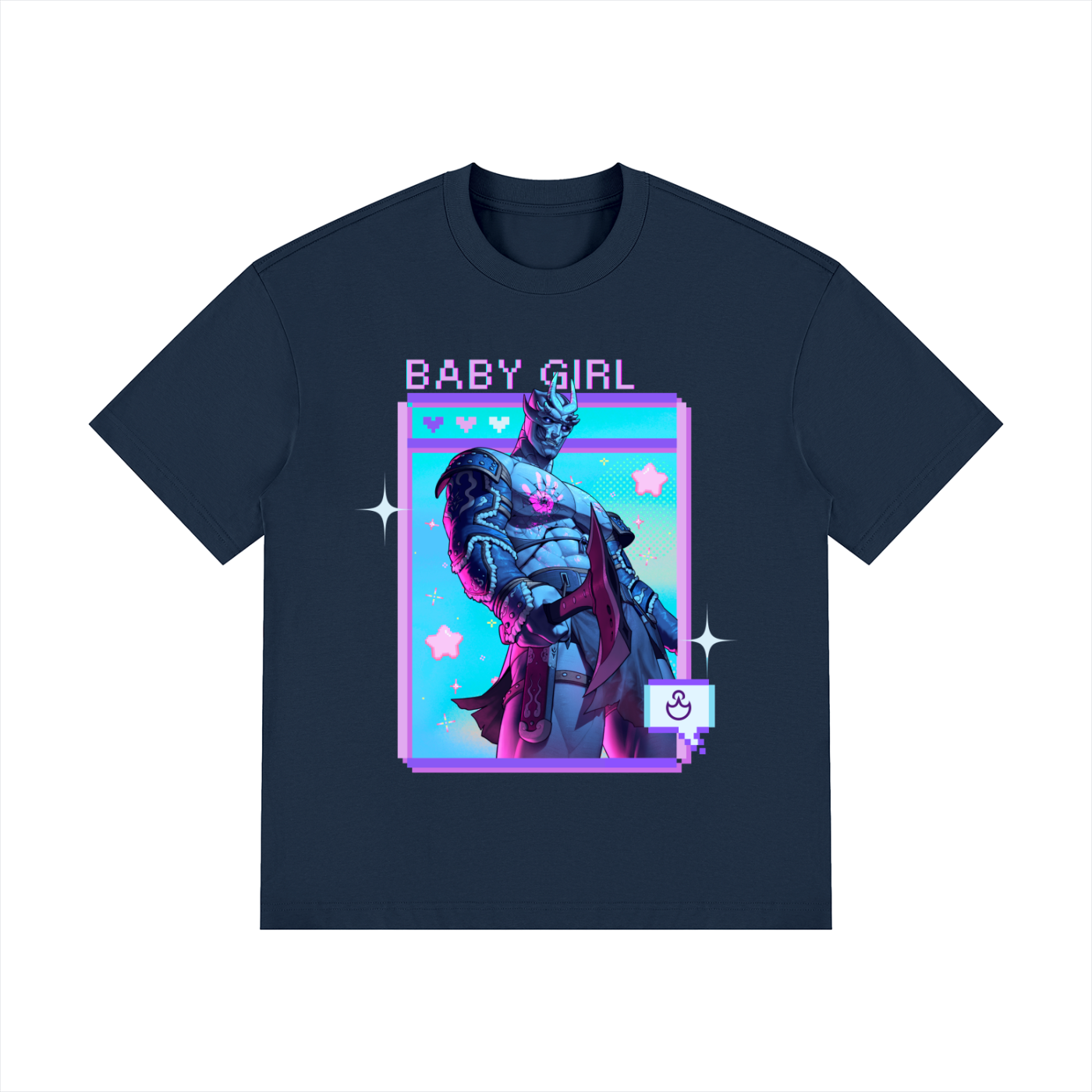 Buff Baby Girl Drop Shoulder Tee